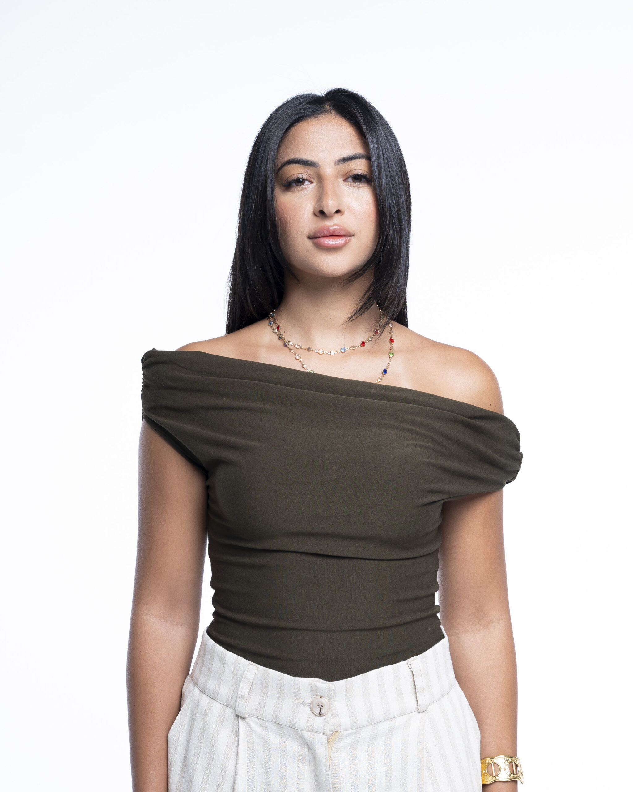 OLIVE GREEN FLIP TOP